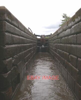 FOTO BOSLEY LOCK NR. 3 MACCLESFIELD KANAL CHESHIRE DIE LEERE SCHLEUSE IST GEFALLEN T
