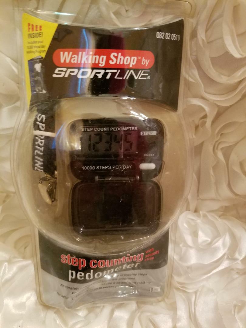 WALKING SHOP sportline PEDOMETER 2004, Black eBay