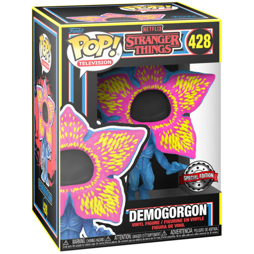 En Oferta Figura Pop Stranger Things Open Face Demogorgon Black Light Exclusive