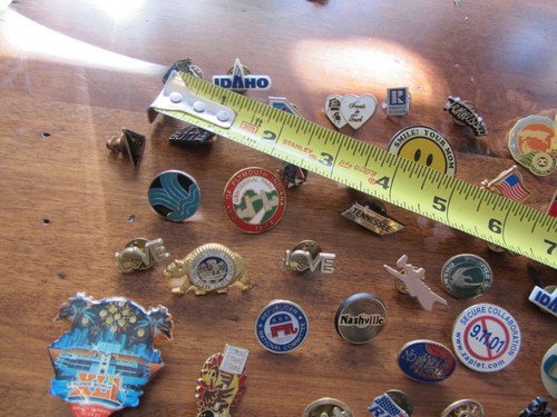 huge lot vintage pins pinback tack jewelry states sports business holiday etc. - Picture 12 of 14