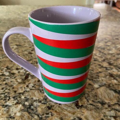 Starbucks 2020 Christmas Mug 11oz. Purple with Red & Green Stripes - Picture 3 of 7