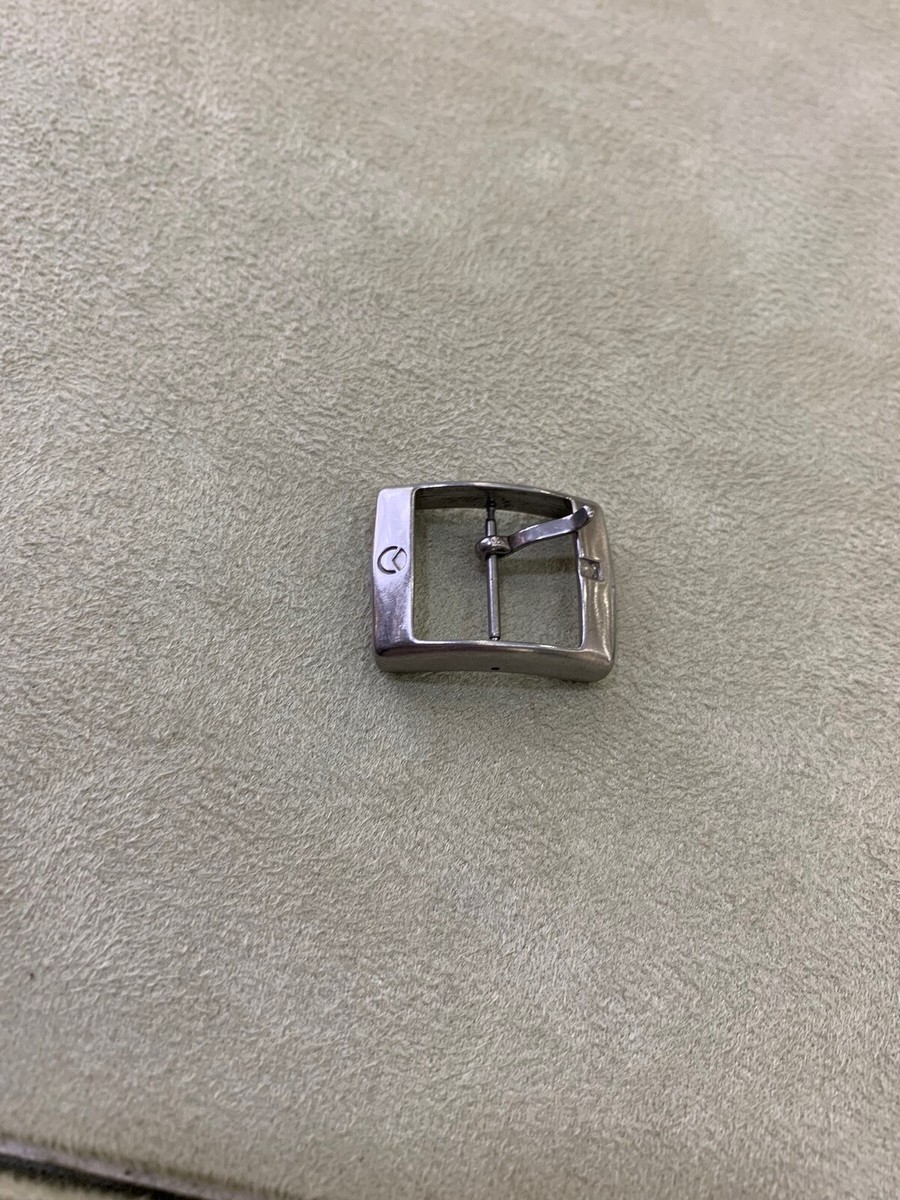 FIBBIA PER CINTURINO OROLOGIO SECTOR ACCIAIO ANSA 21 MM -USATO-