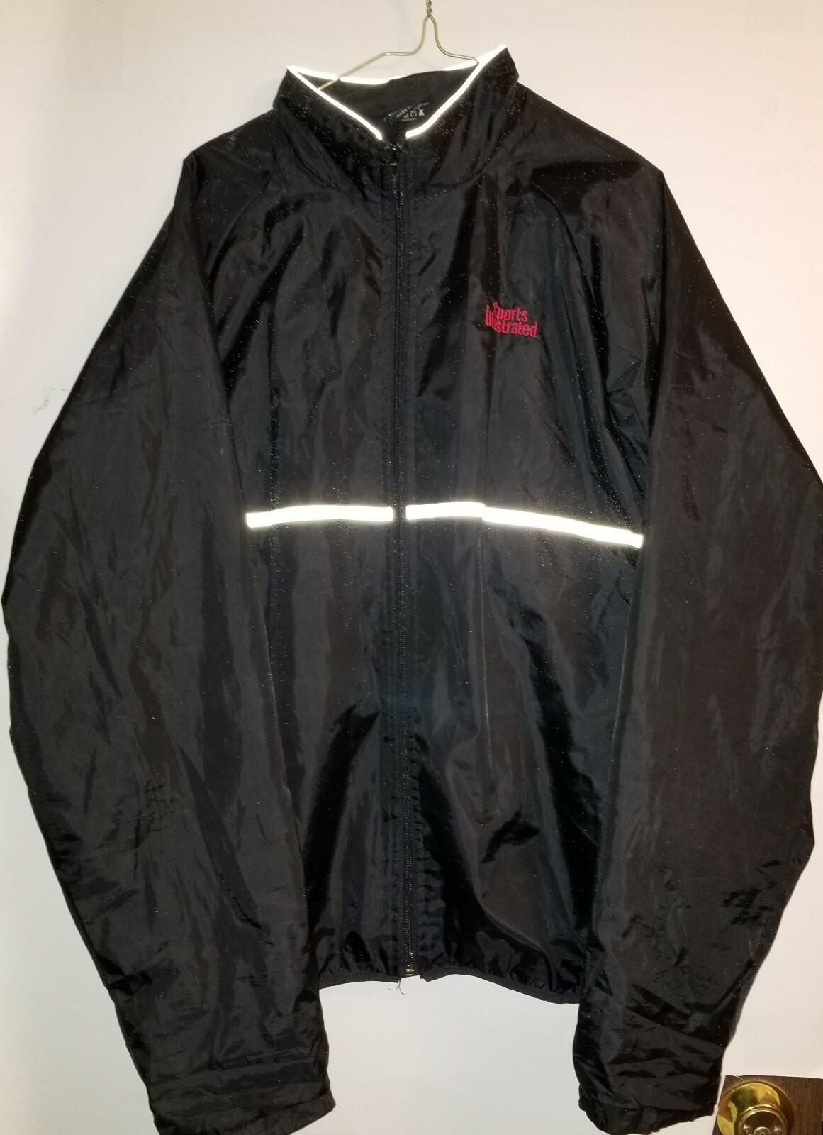 SPORTS ILLUSTRATED MEN'S WINDBREAKER JACKET XL EMBROI… Gem