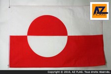 BANDERA DE GROENLANDIA 2' x 3' - DINAMARCA - BANDERAS DE GROENLANDIA 60 x 90 cm - BANNER 2x3 pies