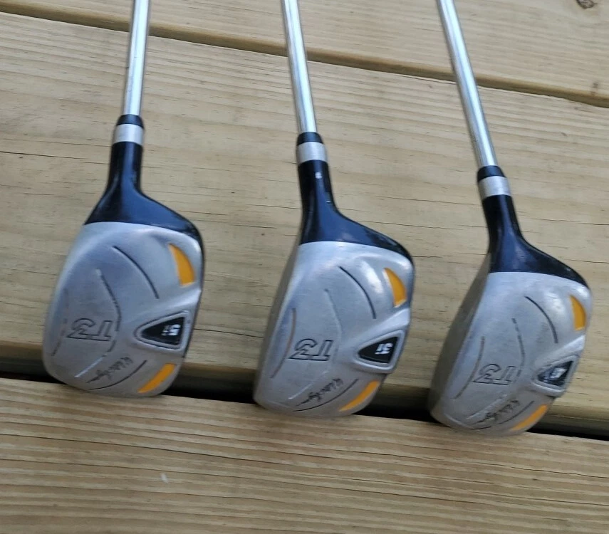 Walter Hagen T3 Driver, 3, 3i, 4i, 5i Hybrid RH Stock Regular Flex Graphite Set - Image 3 of 4