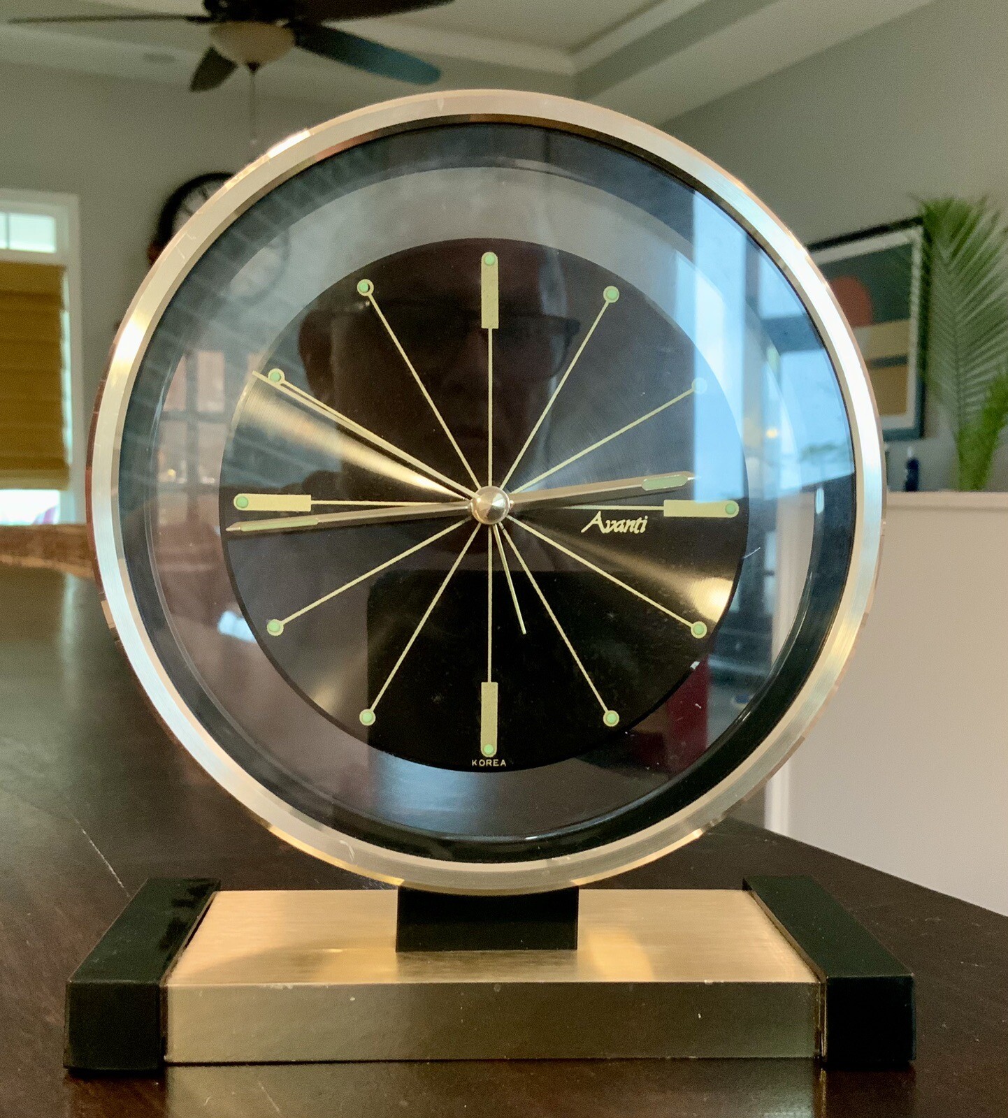 Vintage Mid Century Modern Avanti Atomic Floating Clock eBay