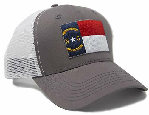 Baseball Cap Trucker Patch Hat Snapback North Carolina Pride Flag Embroidered - Picture 1 of 5