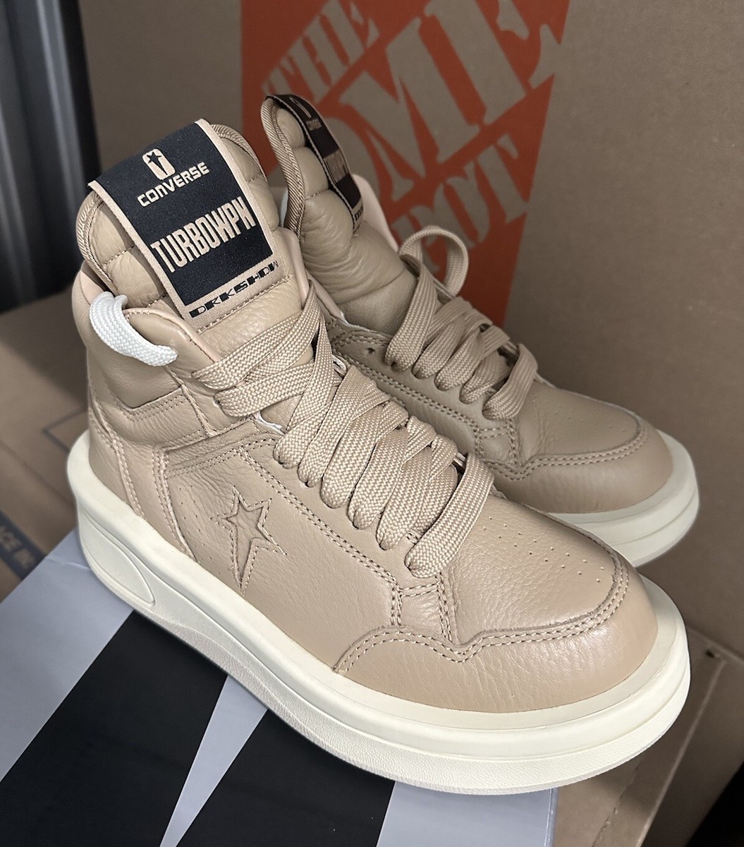 NEW Converse Rick Owens DRKSHDW TURBOWPN Mid Cave A06757C NEW Converse Rick Owens DRKSHDW TURBOWPN Mid Cave A06757C