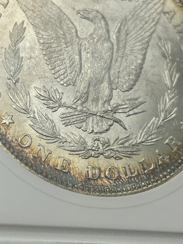 Bonita moneda de plata Morgan 1878-P 7/8 TF FUERTE ANACS MS61 PQ tonificación - Imagen 2 de 6