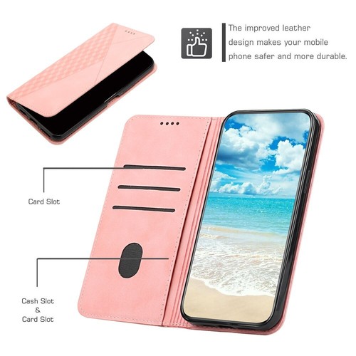 For Samsung A25 A24 A23 A21 A15 A14 A13 Checkered Wallet Flip Leather Phone Case - Picture 7 of 18