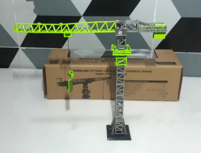 1:160 ZOOMLION T7020-12 Tower Crane Construction Machine Equipment