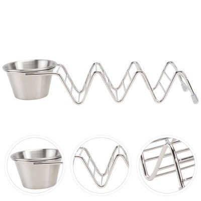 Kit Crepe Stand Burrito Display Taco Holder for Plates Woman