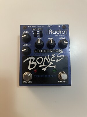 Radial Engineering Tonebone Bones Fullerton Distortion Guitar Effect Pedal