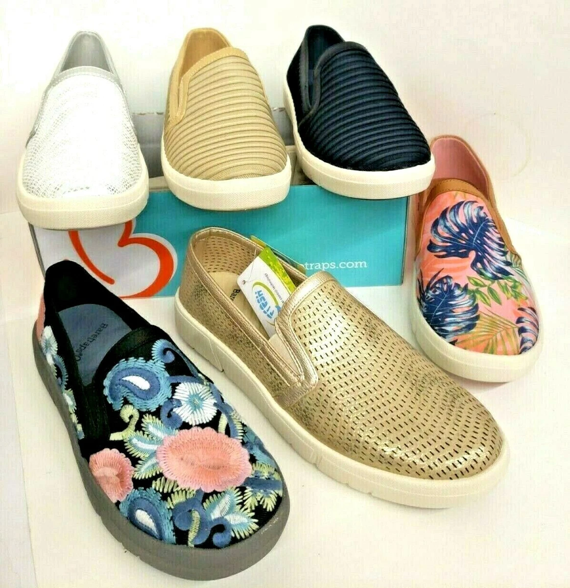 Baretraps Bonaire loafers light breathable Slip On Sneakers Walking Shoes NEW