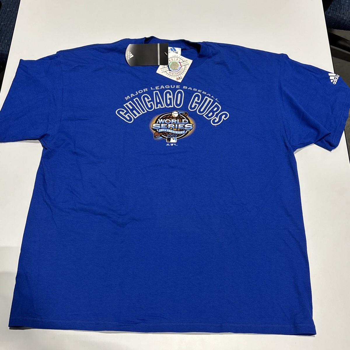 Adidas Chicago Cubs Shirt 2003 Phantom World Series Steve Bartman