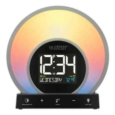 La Crosse ’s W74146 Soluna Wake-Up Light Alarm Clock with Sunrise and Sunset
