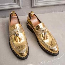 Mens Shoes Handmade Comfortable Non-slip Loafers Male Leather Shoes