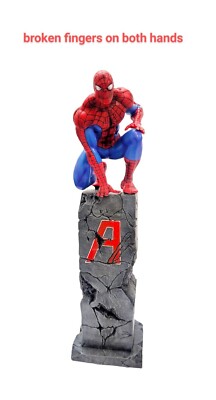 2007 DIAMOND SELECT MARVEL LIMITED EDITION SPIDER-MAN STATUE 1060 OF 2500 broken