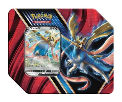 Pokémon TCG: 2020 Legends of Galar Tin - Zacian V - Factory Sealed