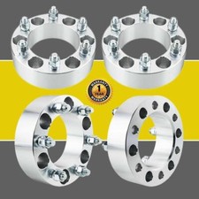 4 2 Inch Wheel Spacers Adapters 6x5.5 Fits Chevy Silverado 1500 Suburban Gmc