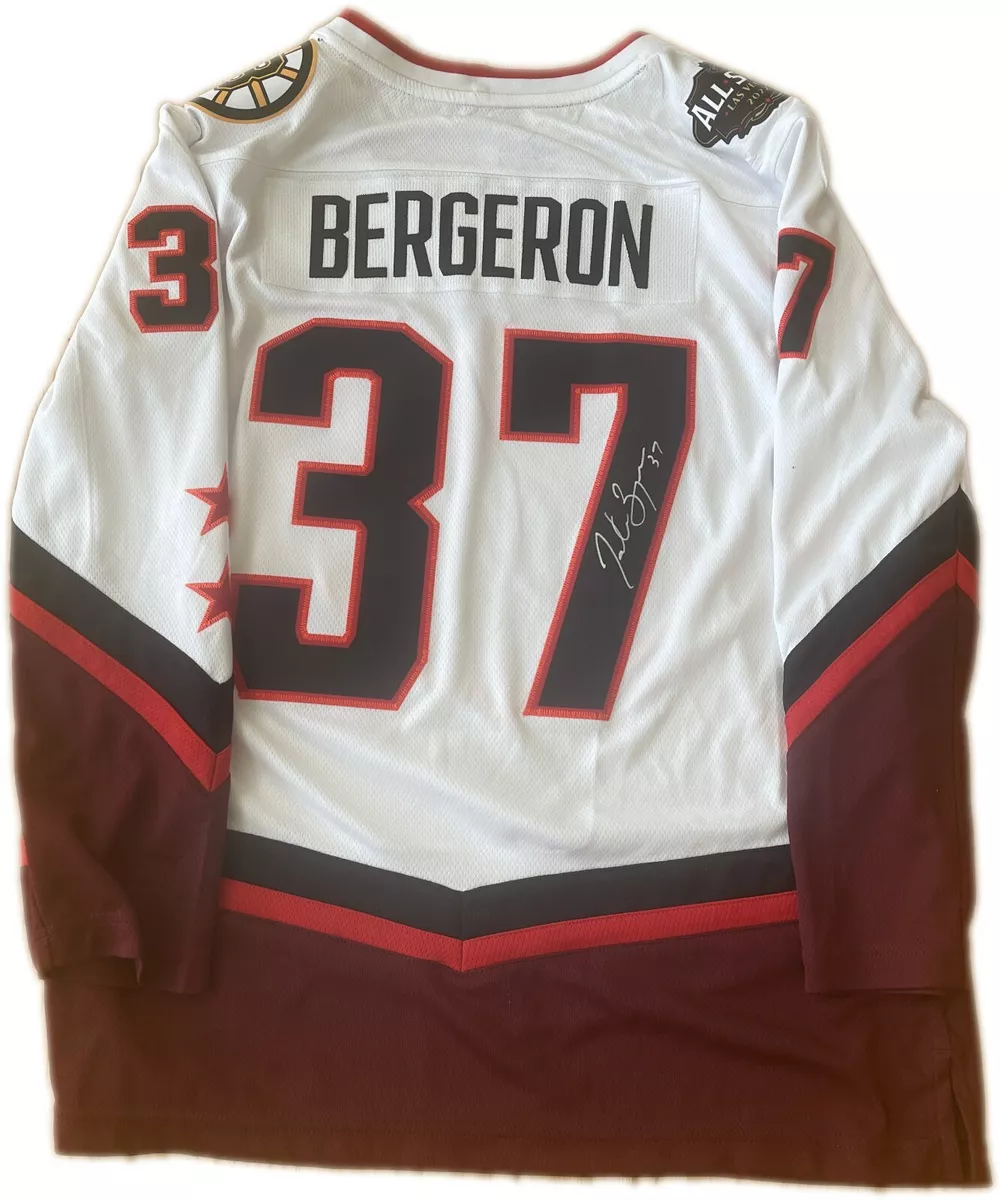 Patrice Bergeron Boston Bruins Adidas Black Jersey