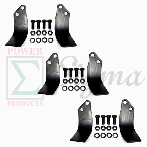 3 Left 3 Right Tiller Blade For Rural King Country Way 4' 5' 6' 7