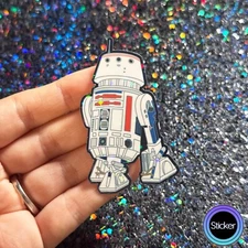 Star Wars Sticker R5-D4 Droid Astromech, The Mandalorian, Holographic