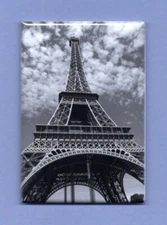 EIFFEL TOWER *2X3 FRIDGE MAGNET* PARIS FRANCE WW2 IRON LATTICE GUSTAVE CULTURE 