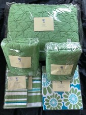 NIP Pottery Barn Kids 8 Pieces Claire Molly Floral/Striped Bedding Set