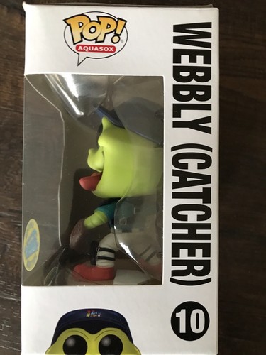 Funko Pop Everett Aquasox Webbly catcher field exclusive MIB - Picture 4 of 5