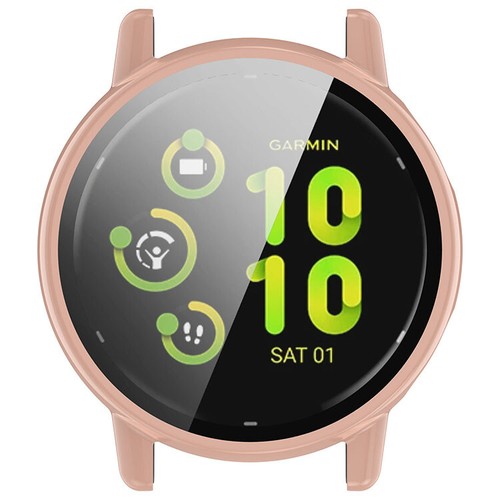 Uhr Schutzhülle Film Case PC Glas Screen Protector Cover für Garmin Vivoactive 5 - 第 12/41 張圖片