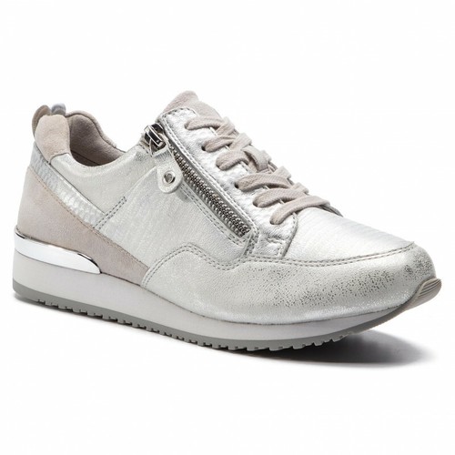 caprice silver trainers