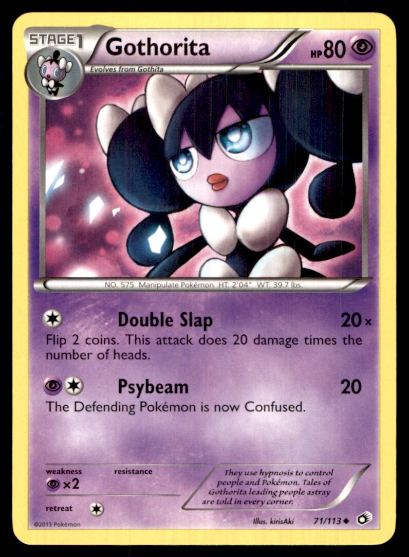 2013 Black & White - Legendary Treasures Gothorita Stage 1/Uncommon #71