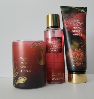 Victoria's Secret新品S 3 PCS SET VICTORIA'S SECRET MOON SPICED APPLE FRAGRANCE MIST