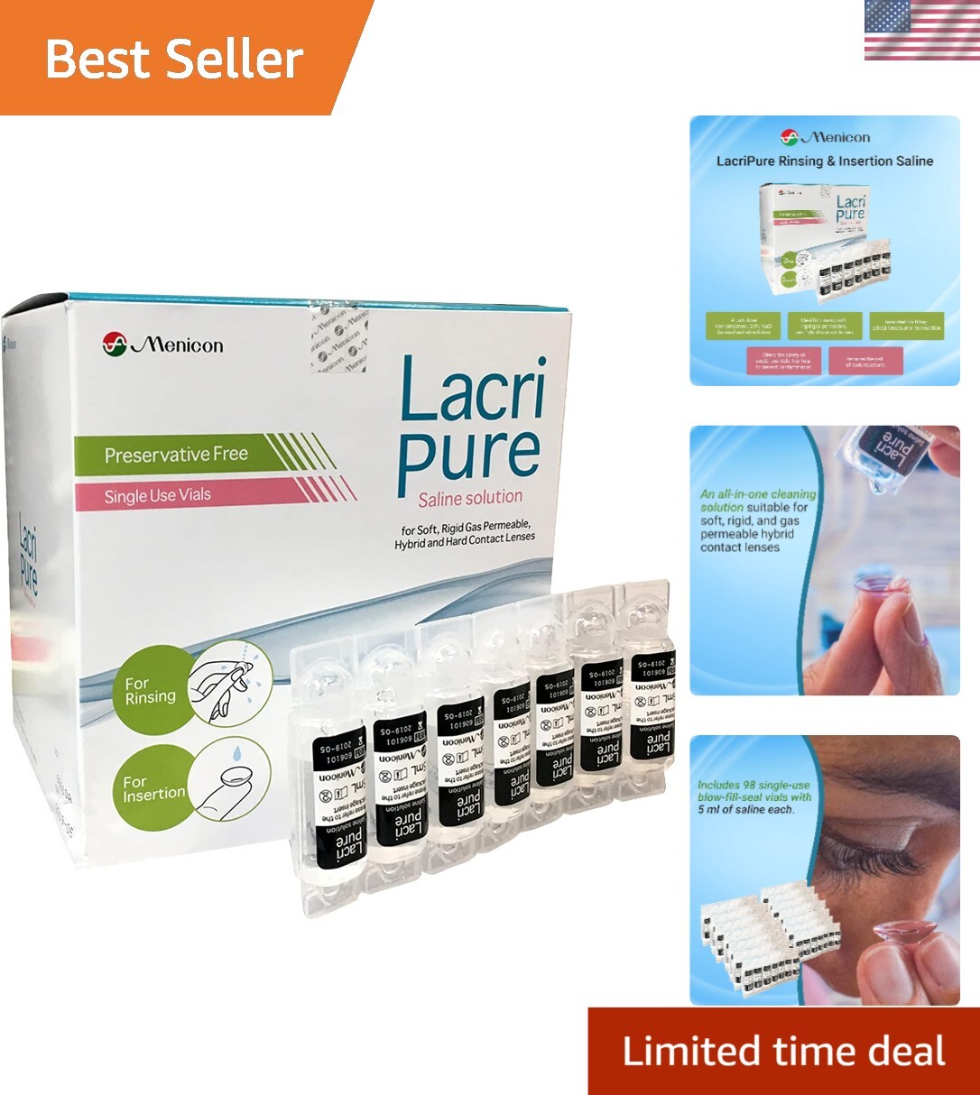 - 98x5ml Vials, Ideal For Daily Use