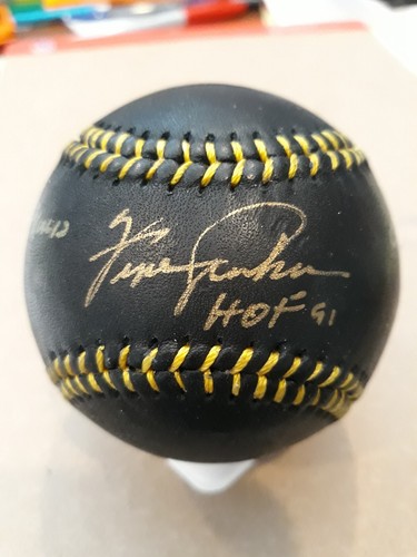 Fergie Jenkins(Chicago Cubs)Signed Black Leather Baseball w/Unique Inscription