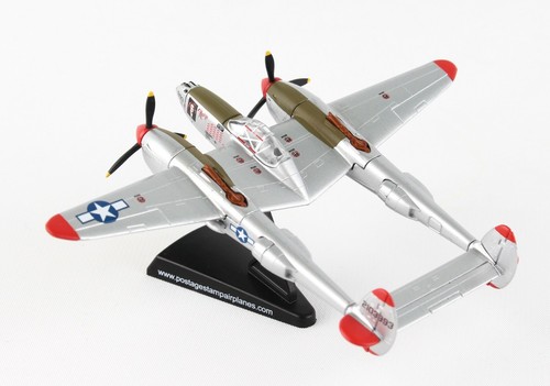 SELLO POSTAL (PS5362-3) USAAF P-38J "MARGE" ESCALA 1:115 MODELO DE METAL FUNDIDO A PRESIÓN - Imagen 8 de 10