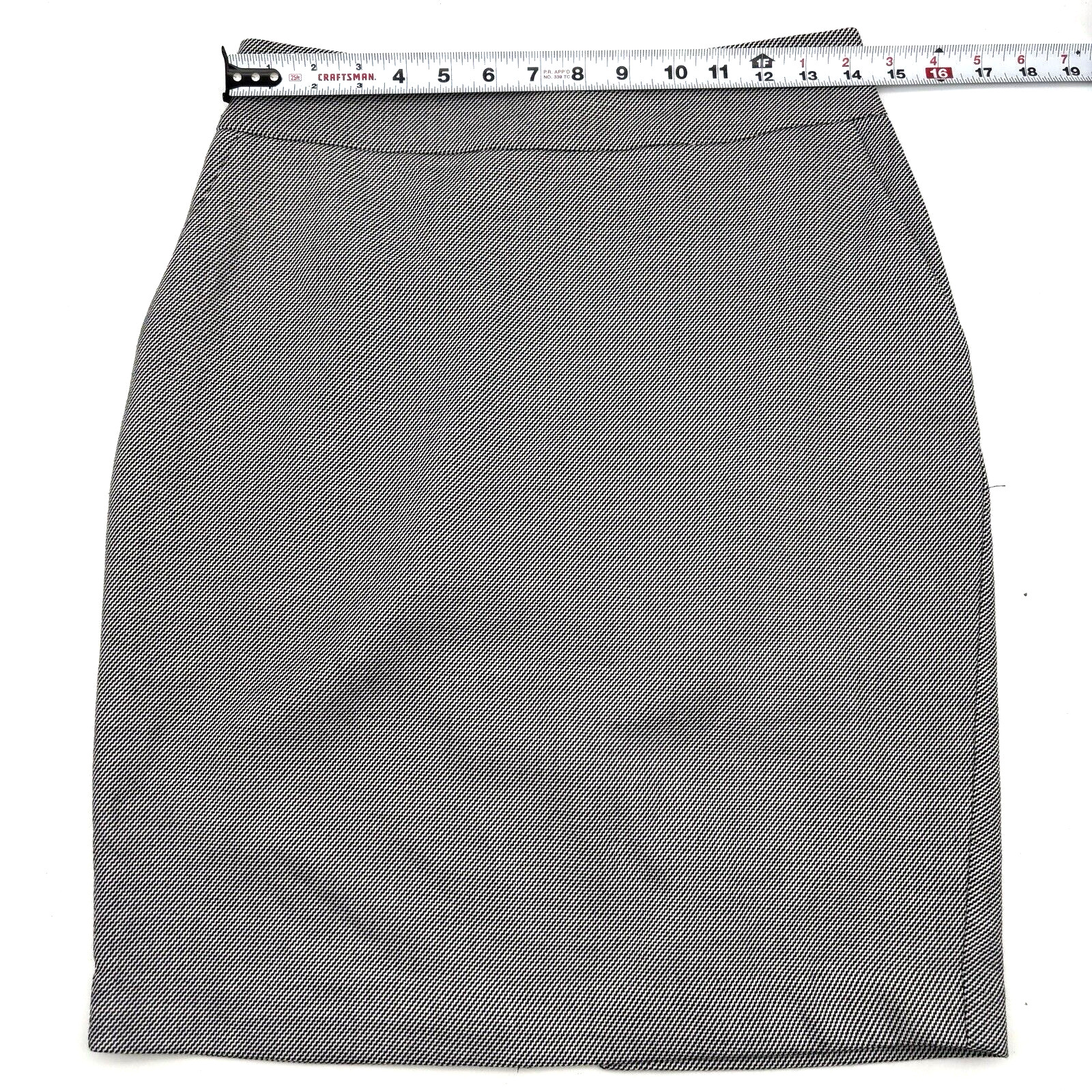 Express Black White Wave Micro Pattern High Waist… - image 6