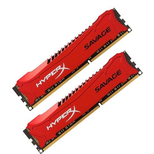 For HyperX SAVAGE 16GB 2x 8GB 4GB DDR3 PC3-14900 1866 240Pin Red Desktop RAM UK - Picture 2 of 10