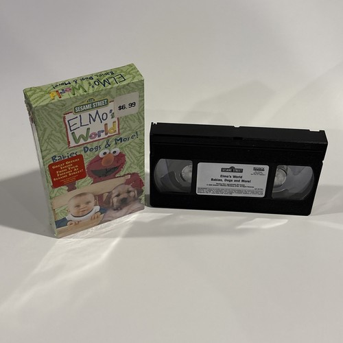 Elmo Sesame Street VHS LOT: Elmo's World & Elmo’s World Babies Dogs & More! - Picture 5 of 9