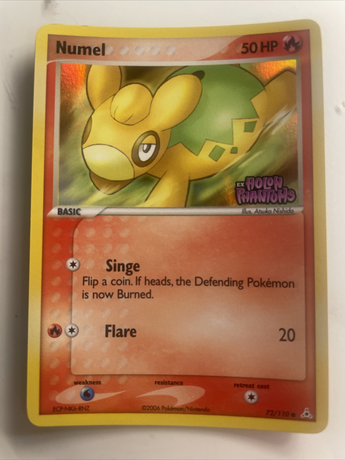 Numel (EX Holon Phantoms) 72/110 Stamped Reverse Holo NM
