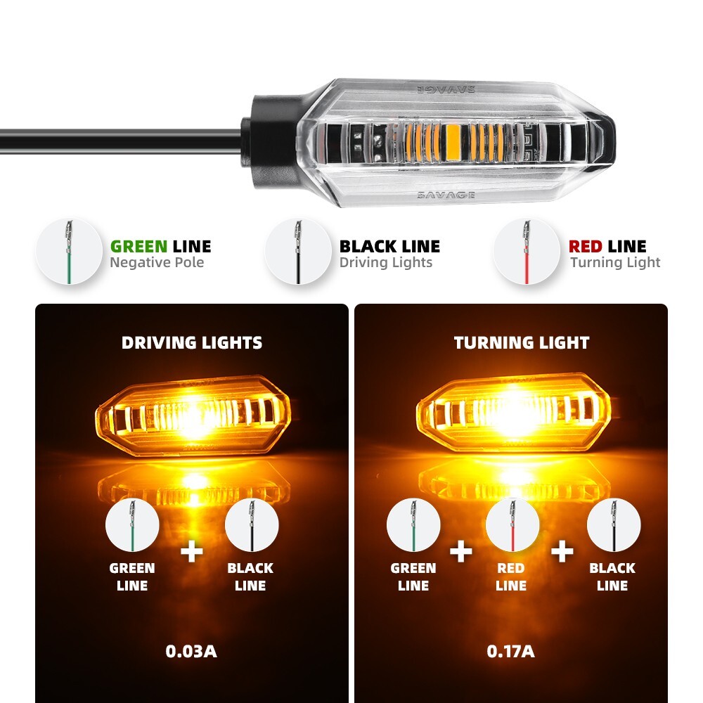 Turn Signal Light For HONDA CB 500F/X CBR500R CRF1100L Africa T CRF300L