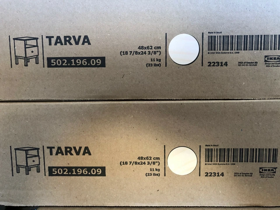 Mesita de noche Ikea TARVA, pino 18 7/8x24 3/8" - NUEVA Foto 3 de 3