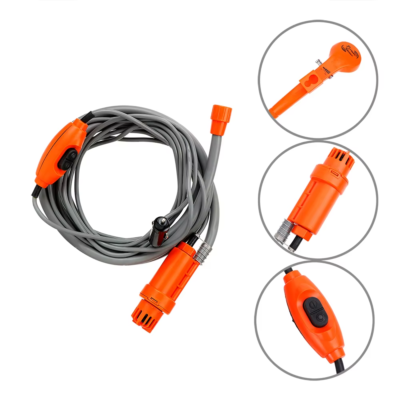 cigarette lighter shower DC 12V Portable Car Shower with Cigarette Lighter Cleaning Tool Travel  Shower