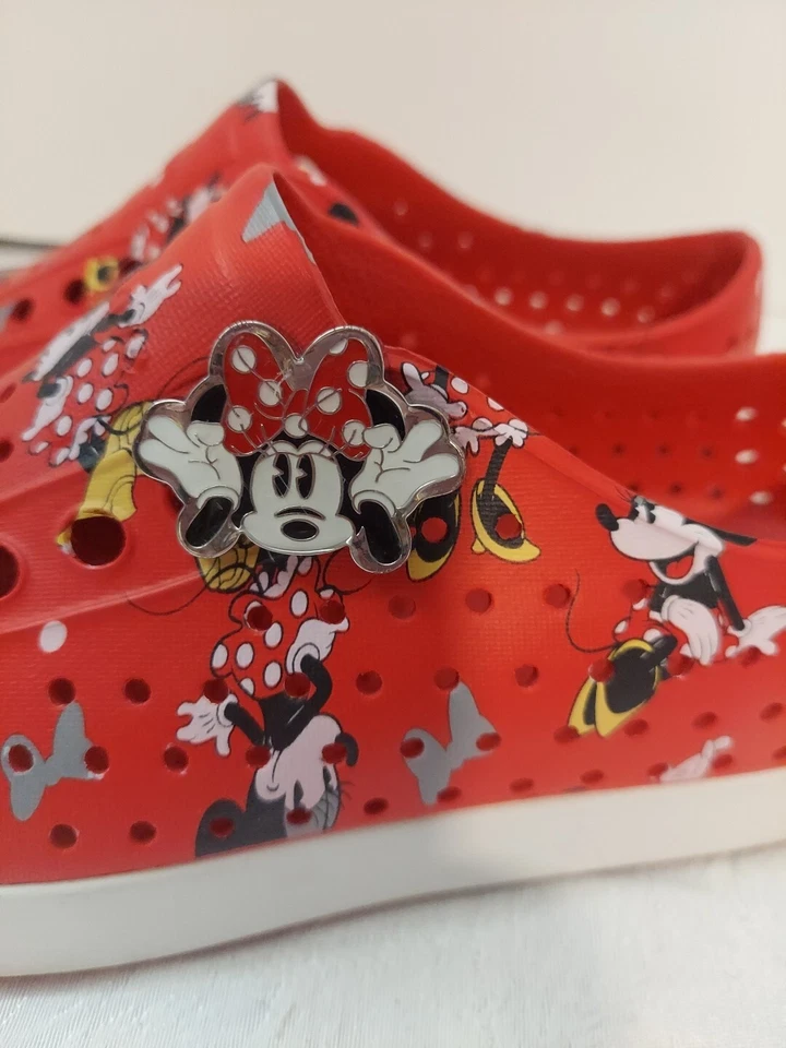 Zapatillas de agua Nativas Disney sin cordones con estampado de Minnie para hombre talla 9 para mujer talla 6 Foto 4 de 4