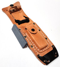 OKC USA Air Force 1 Combat Survival Leather Knife Sheath 1499 + Sharpening Stone