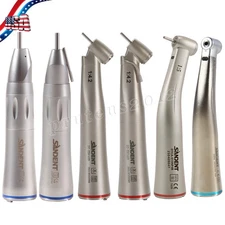 SANDENT Dental 1:1 1:5 1:4.2 LED Fiber Optic Contra Angle/Straight Handpiece