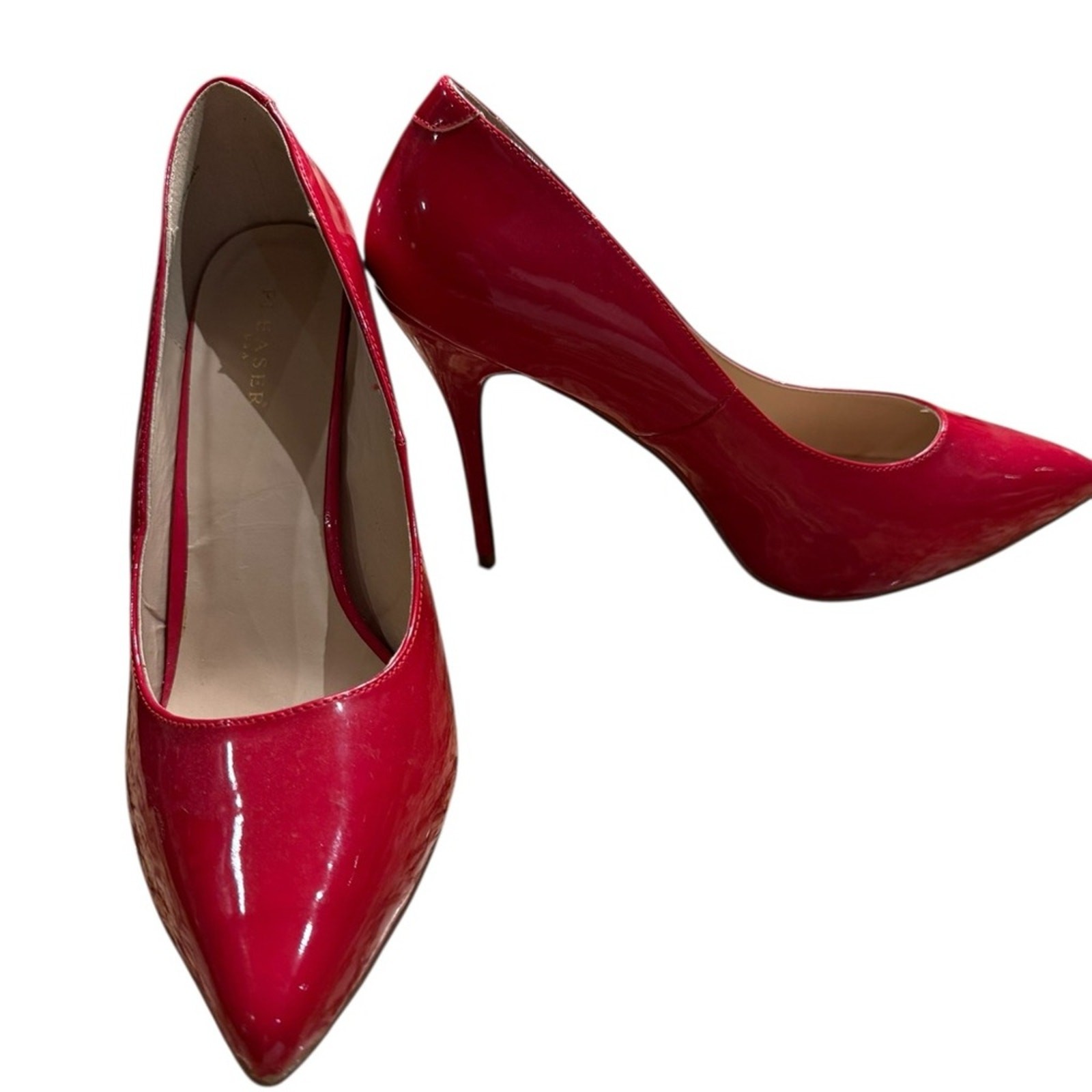 Pleaser Women’s Size 14 Elegant Red Patent Stiletto Heels 4.5”