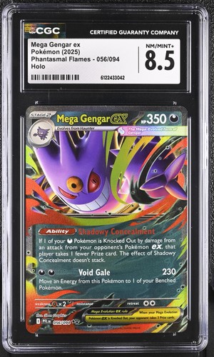 Mega Gengar ex graded CGC 8.5 for sale on eBay