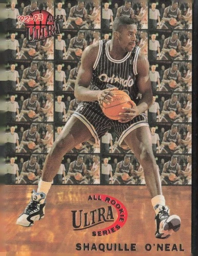 1992-93 Ultra Shaquille O'Neal All Rookie Series RC Card #7 of 10